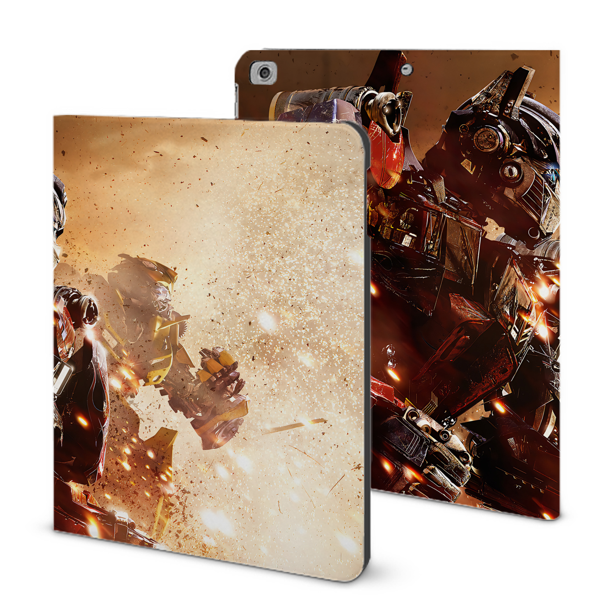 （画像用） Transformers トランスフォーマー IPad ケース ブック型 PUレザー TPU 耐衝撃 軽量 薄型 ペン収納なし 全面保護 IPad 各モデル対応